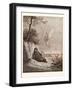 Elijah Nourished by an Angel-Gustave Dore-Framed Giclee Print