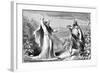 Elijah, Old Testament Prophet. Denouncing Ahab, Idolatrous King of Israel, in Naboth's Vineyard-null-Framed Giclee Print