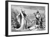 Elijah, Old Testament Prophet. Denouncing Ahab, Idolatrous King of Israel, in Naboth's Vineyard-null-Framed Giclee Print