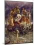 Elijah ran in front of the chariot-Charles Edmund Brock-Mounted Giclee Print