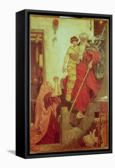 Elijah Restoring the Widow's Son, 1868-Ford Madox Brown-Framed Stretched Canvas