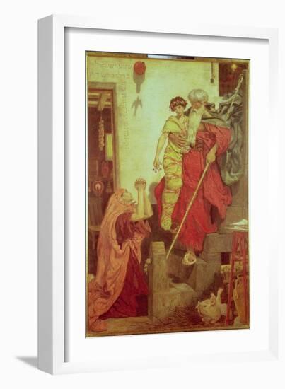 Elijah Restoring the Widow's Son, 1868-Ford Madox Brown-Framed Giclee Print