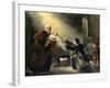 Elijah Resuscitating the Son of the Widow of Sarepta-Louis Hersent-Framed Giclee Print