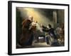 Elijah Resuscitating the Son of the Widow of Sarepta-Louis Hersent-Framed Giclee Print