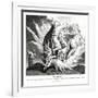 Elijah's ascension, 2 Kings-Julius Schnorr von Carolsfeld-Framed Giclee Print