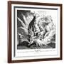 Elijah's ascension, 2 Kings-Julius Schnorr von Carolsfeld-Framed Giclee Print