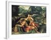 Elijah Visited by an Angel, c.1534-Alessandro Bonvicino Moretto-Framed Giclee Print