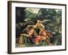 Elijah Visited by an Angel, c.1534-Alessandro Bonvicino Moretto-Framed Giclee Print