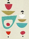 Mid Century Shapes III-Eline Isaksen-Art Print