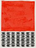 Mid Century Orange Red Study-Eline Isaksen-Art Print