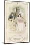 Elinor and Robert Sit Under a Tree-C.e. Brock-Mounted Photographic Print
