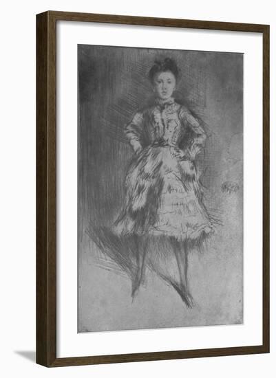 'Elinor Leyland', 1874-James Abbott McNeill Whistler-Framed Giclee Print