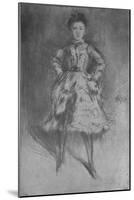 'Elinor Leyland', 1874-James Abbott McNeill Whistler-Mounted Giclee Print