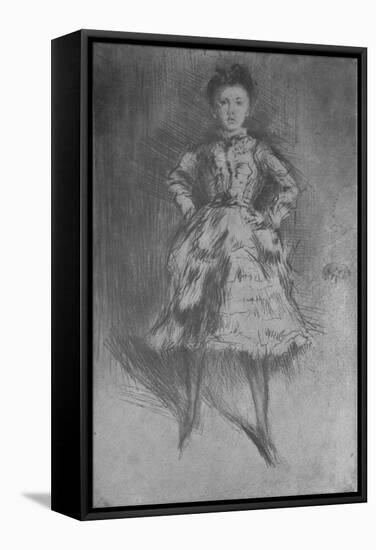 'Elinor Leyland', 1874-James Abbott McNeill Whistler-Framed Stretched Canvas