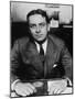 Eliot Ness, Treasury Prohibition Agent Who Brought Down Al Capone, Ca. 1935-null-Mounted Photo