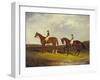 Elis' with J. Day Up: Winner of the St. Ledger, 1836 and 'Bay Middleton' with J. Robinson Up: the…-David Dalby of York-Framed Giclee Print