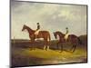 Elis' with J. Day Up: Winner of the St. Ledger, 1836 and 'Bay Middleton' with J. Robinson Up: the…-David Dalby of York-Mounted Giclee Print