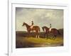 Elis' with J. Day Up: Winner of the St. Ledger, 1836 and 'Bay Middleton' with J. Robinson Up: the…-David Dalby of York-Framed Giclee Print