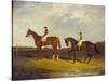 Elis' with J. Day Up: Winner of the St. Ledger, 1836 and 'Bay Middleton' with J. Robinson Up: the…-David Dalby of York-Stretched Canvas