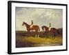 Elis' with J. Day Up: Winner of the St. Ledger, 1836 and 'Bay Middleton' with J. Robinson Up: the…-David Dalby of York-Framed Giclee Print