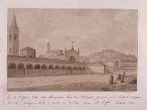 View of the Church of the Annunciation, Bologna, after Busatti, 1814-Elisa Bonaparte-Giclee Print