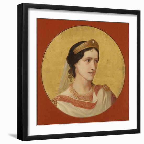 Élisa Rachel as Phèdre-Albert Anker-Framed Giclee Print