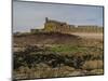 Elisabeth Castle in St Helier on Jersey at low tide-enricocacciafotografie-Mounted Photographic Print