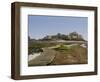 Elisabeth Castle in St Helier on Jersey at low tide-enricocacciafotografie-Framed Photographic Print