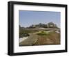 Elisabeth Castle in St Helier on Jersey at low tide-enricocacciafotografie-Framed Photographic Print