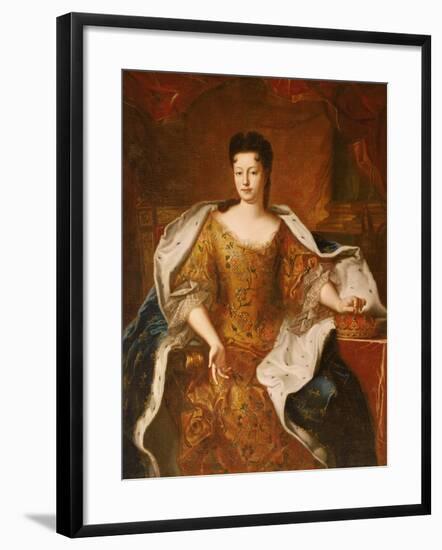 Elisabeth-Charlotte D'Orleans (1676-1744) Duchesse De Lorraine-Pierre Gobert-Framed Giclee Print