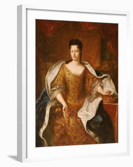 Elisabeth-Charlotte D'Orleans (1676-1744) Duchesse De Lorraine-Pierre Gobert-Framed Giclee Print