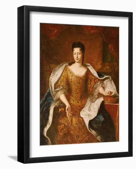 Elisabeth-Charlotte D'Orleans (1676-1744) Duchesse De Lorraine-Pierre Gobert-Framed Giclee Print