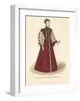 Elisabeth, Daughter of Henri II-Louis-Marie Lante-Framed Premium Giclee Print