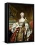 Elisabeth Farnese, Queen of Spain, Ca. 1739-Louis-Michel van Loo-Framed Stretched Canvas