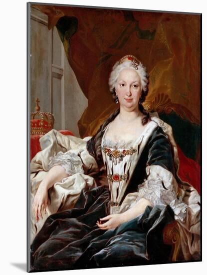 Elisabeth Farnese, Queen of Spain-Louis Michel Van Loo-Mounted Giclee Print