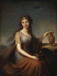 Comtesse Du Barry, Holding a Rose-Elisabeth Louise Vigee-LeBrun-Giclee Print