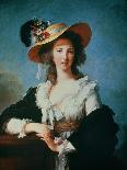 Comtesse Du Barry, Holding a Rose-Elisabeth Louise Vigee-LeBrun-Giclee Print