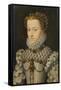 Elisabeth of Austria, Queen of France, Ca 1571-1572-François Clouet-Framed Stretched Canvas