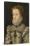 Elisabeth of Austria, Queen of France, Ca 1571-1572-François Clouet-Stretched Canvas