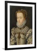 Elisabeth of Austria, Queen of France, Ca 1571-1572-François Clouet-Framed Giclee Print