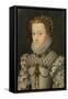 Elisabeth of Austria, Queen of France, Ca 1571-1572-François Clouet-Framed Stretched Canvas