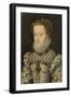 Elisabeth of Austria, Queen of France, Ca 1571-1572-François Clouet-Framed Giclee Print