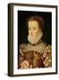 Elisabeth of Austria, Queen of France, Ca 1571-1572-François Clouet-Framed Giclee Print