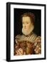 Elisabeth of Austria, Queen of France, Ca 1571-1572-François Clouet-Framed Giclee Print