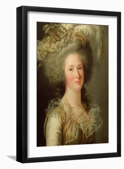 Elisabeth of France Called Madame Elisabeth, 1788-Adelaide Labille-Guiard-Framed Giclee Print