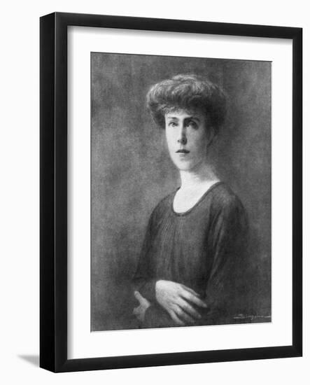 Elisabeth, Queen Consort of Albert I of Belgium-J Simont-Framed Giclee Print