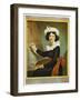 Elisabeth Vigee Le Brun (Nee Vigee) French Artist-Dumont-Framed Art Print