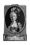 Marie-Antoinette with a Rose-Elisabeth Vigee-Lebrun-Framed Giclee Print