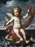 St. Anthony of Padua Adoring the Infant Christ-Elisabetta Sirani-Art Print