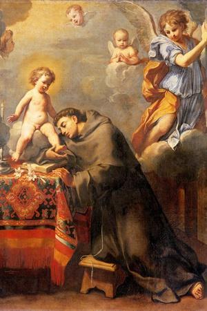 St. Anthony of Padua Adoring the Infant Christ